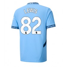 Manchester City Rico Lewis #82 Hemmatröja 2024-25 Korta ärmar